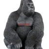 KARE Design Deko & Geschenkartikel-Deko Objekt Monkey Gorilla Side Xl Schwarz