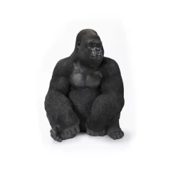 KARE Design Deko & Geschenkartikel-Deko Objekt Monkey Gorilla Side Xl Schwarz