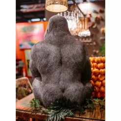 KARE Design Deko & Geschenkartikel-Deko Objekt Monkey Gorilla Side Xl Schwarz