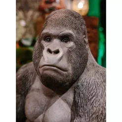 KARE Design Deko & Geschenkartikel-Deko Objekt Monkey Gorilla Side Xl Schwarz