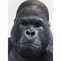 KARE Design Deko & Geschenkartikel-Deko Objekt Monkey Gorilla Side Xl Schwarz