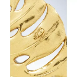 KARE Design Deko & Geschenkartikel-Deko Objekt Monstera Leaf Gold 36Cm