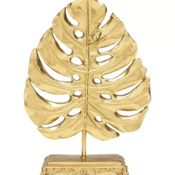 KARE Design Deko & Geschenkartikel-Deko Objekt Monstera Leaf Gold 26Cm