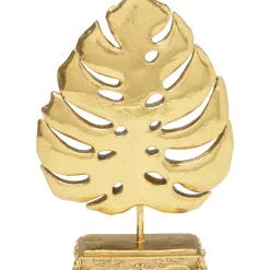 KARE Design Deko & Geschenkartikel-Deko Objekt Monstera Leaf Gold 26Cm