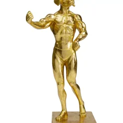 KARE Design Deko & Geschenkartikel-Deko Objekt Muscle Dog Gold
