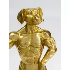 KARE Design Deko & Geschenkartikel-Deko Objekt Muscle Dog Gold