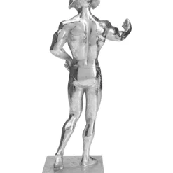 KARE Design Deko & Geschenkartikel-Deko Objekt Muscle Dog Silber