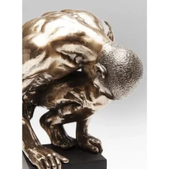 KARE Design Deko & Geschenkartikel-Deko Objekt Nude Man Stand Bronze 35Cm