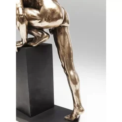 KARE Design Deko & Geschenkartikel-Deko Objekt Nude Man Stand Bronze 35Cm