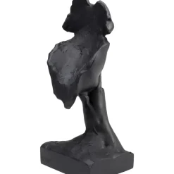 KARE Design Deko & Geschenkartikel-Deko Objekt Quiet Face Schwarz 31Cm