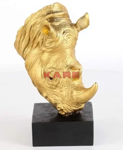 KARE Design Deko & Geschenkartikel-Deko Objekt Rhino Gold