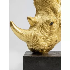 KARE Design Deko & Geschenkartikel-Deko Objekt Rhino Gold