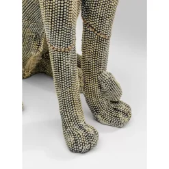 KARE Design Deko & Geschenkartikel-Deko Objekt Sitting Leopard Pearls 42