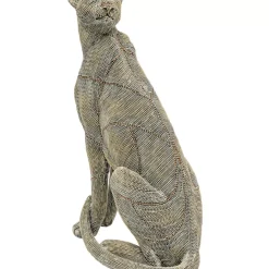 KARE Design Deko & Geschenkartikel-Deko Objekt Sitting Leopard Pearls 42