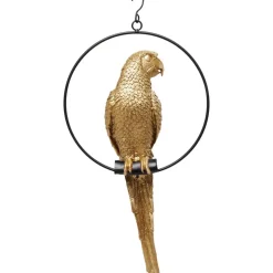 KARE Design Deko & Geschenkartikel-Deko Objekt Swinging Parrot Gold