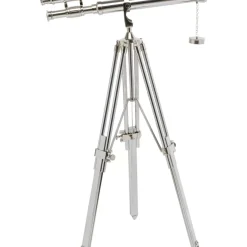 KARE Design Deko & Geschenkartikel-Deko Objekt Telescope Silber 125Cm