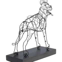 KARE Design Deko & Geschenkartikel-Deko Objekt Wire Attack Dog 36Cm