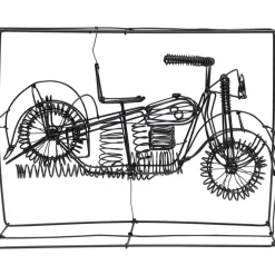 KARE Design Deko & Geschenkartikel-Deko Objekt Wire Harley Bike 32Cm