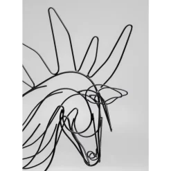 KARE Design Deko & Geschenkartikel-Deko Objekt Wire Horse 51Cm