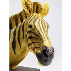 KARE Design Deko & Geschenkartikel-Deko Objekt Zebra Gold