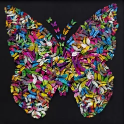 KARE Design Bilder-Deko Rahmen Farfalla 120X120Cm