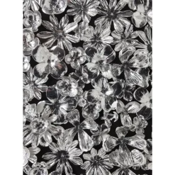 KARE Design Bilder-Deko Rahmen Silver Flower 100X100Cm