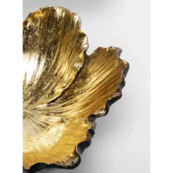 KARE Design Deko & Geschenkartikel-Deko Schale Flower Bloom Schwarz Gold O20Cm