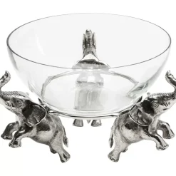 KARE Design Deko & Geschenkartikel-Deko Schale Happy Elephants O32Cm