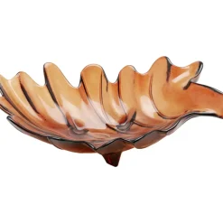 KARE Design Deko & Geschenkartikel-Deko Schale Leaf Rot 11Cm