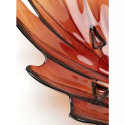 KARE Design Deko & Geschenkartikel-Deko Schale Leaf Rot 11Cm