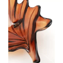 KARE Design Deko & Geschenkartikel-Deko Schale Leaf Rot 11Cm