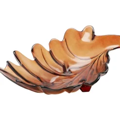 KARE Design Deko & Geschenkartikel-Deko Schale Leaf Rot 11Cm