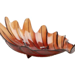 KARE Design Deko & Geschenkartikel-Deko Schale Leaf Rot 14Cm