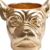 KARE Design Aufbewahrung & Ordnung-Deko Ubertopf Bulldog Gold