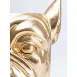 KARE Design Aufbewahrung & Ordnung-Deko Ubertopf Bulldog Gold
