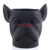 KARE Design Aufbewahrung & Ordnung-Deko Ubertopf Bulldog Schwarz