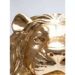 KARE Design Aufbewahrung & Ordnung-Deko Ubertopf Lion Gold