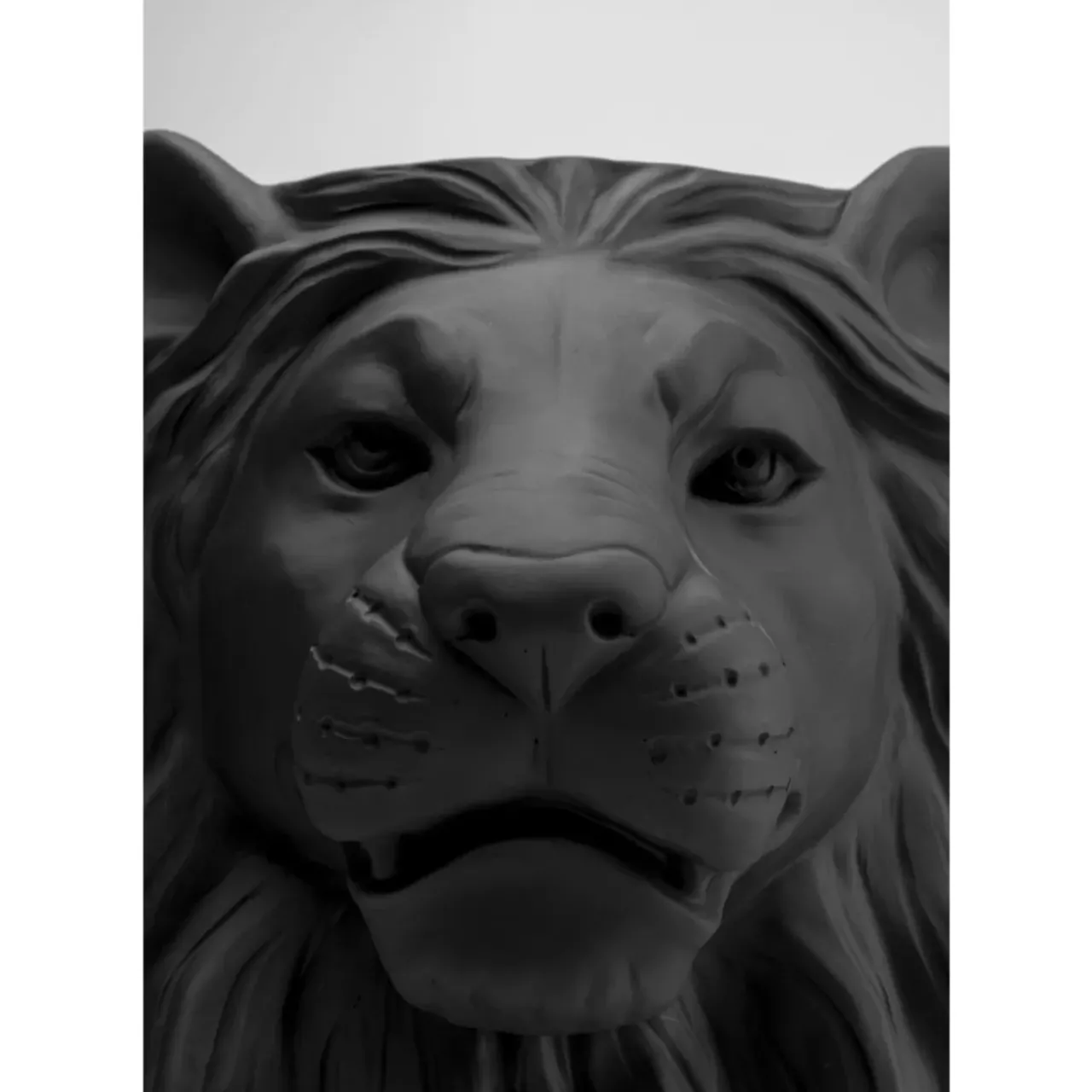 KARE Design Aufbewahrung & Ordnung-Deko Ubertopf Lion Schwarz