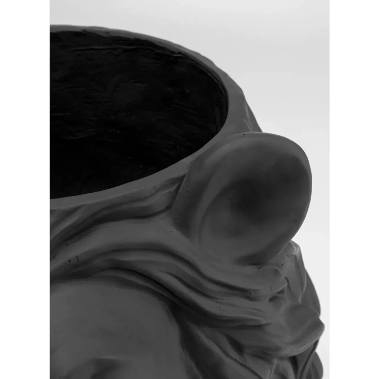 KARE Design Aufbewahrung & Ordnung-Deko Ubertopf Lion Schwarz