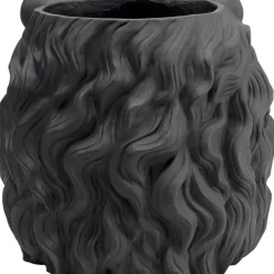 KARE Design Aufbewahrung & Ordnung-Deko Ubertopf Lion Schwarz