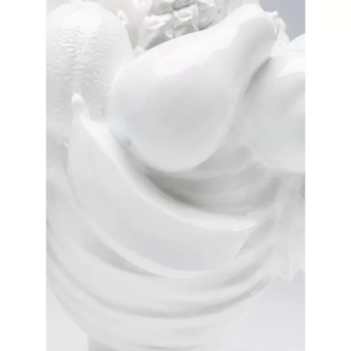 KARE Design Vasen-Deko Vase Fruity Weis 37Cm