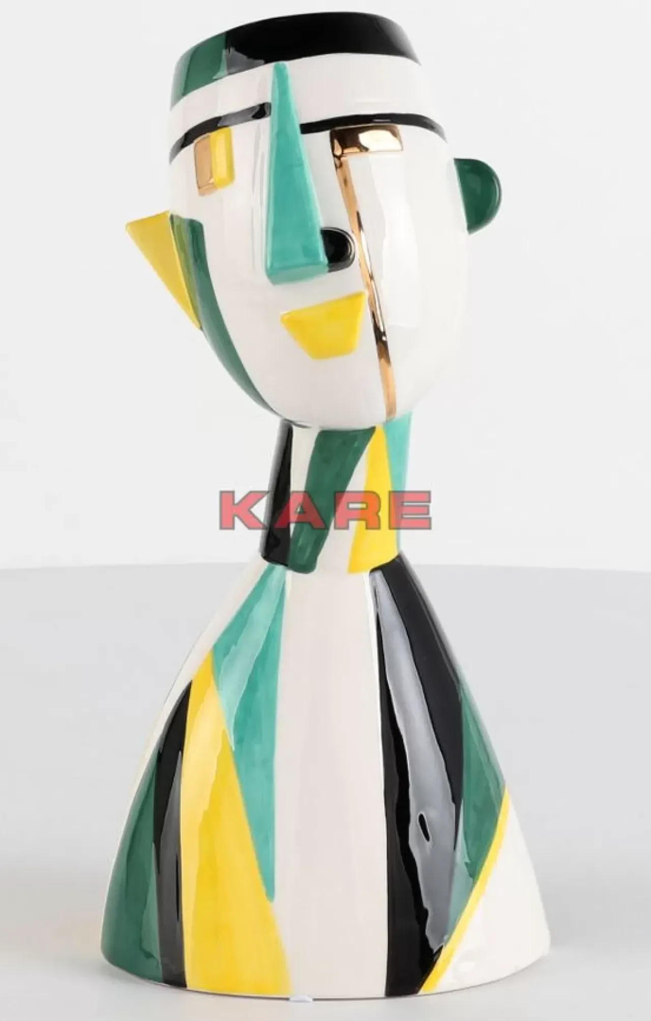 KARE Design Vasen-Deko Vase Happy Face 43Cm