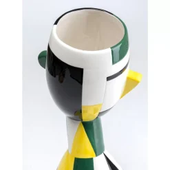 KARE Design Vasen-Deko Vase Happy Face 43Cm