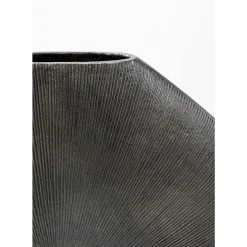 KARE Design Vasen-Deko Vase Sacramento Beam Silber Antik 58Cm