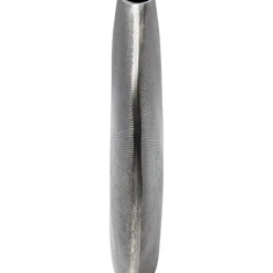 KARE Design Vasen-Deko Vase Sacramento Beam Silber Antik 58Cm