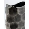 KARE Design Vasen-Deko Vase Sacramento Comb Silber Antik 59Cm