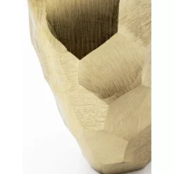 KARE Design Vasen-Deko Vase Sacramento Comb Champagner Gold 59Cm