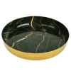 KARE Design Geschirr & Tischaccessoires-Dekoschale Marmoroptik,Eisen