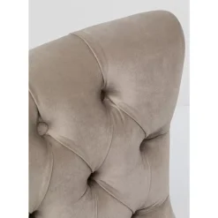 KARE Design Sessel-Drehsessel Bellissima Velvet Beige