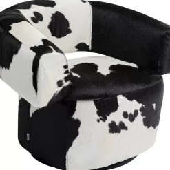 KARE Design Sessel-Drehsessel Maye Cow